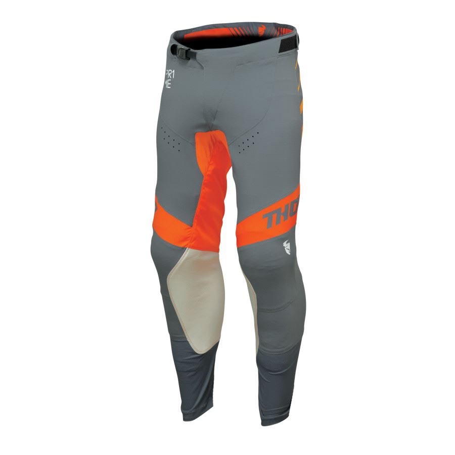 Thor 2024 Prime Analog Charcoal Orange Motocross Pants